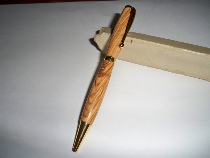 Olive wood on a slimline