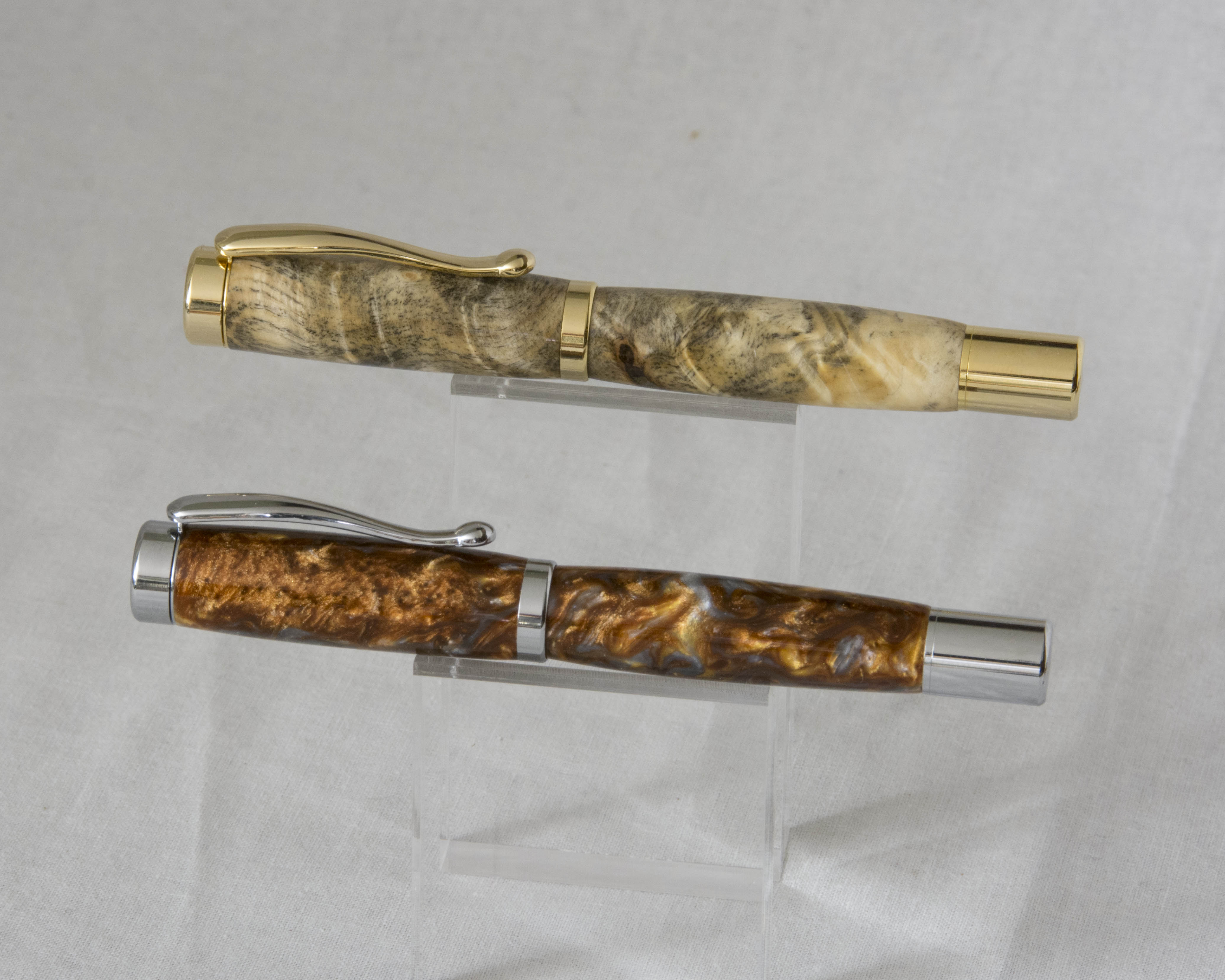 One Roller Ball and Two Fountain Pen from Woodcraft
