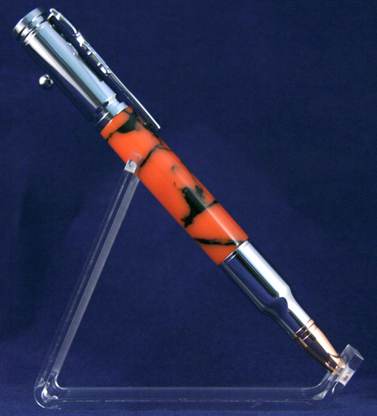 Orange Marble on Chrome Bolt Action 2