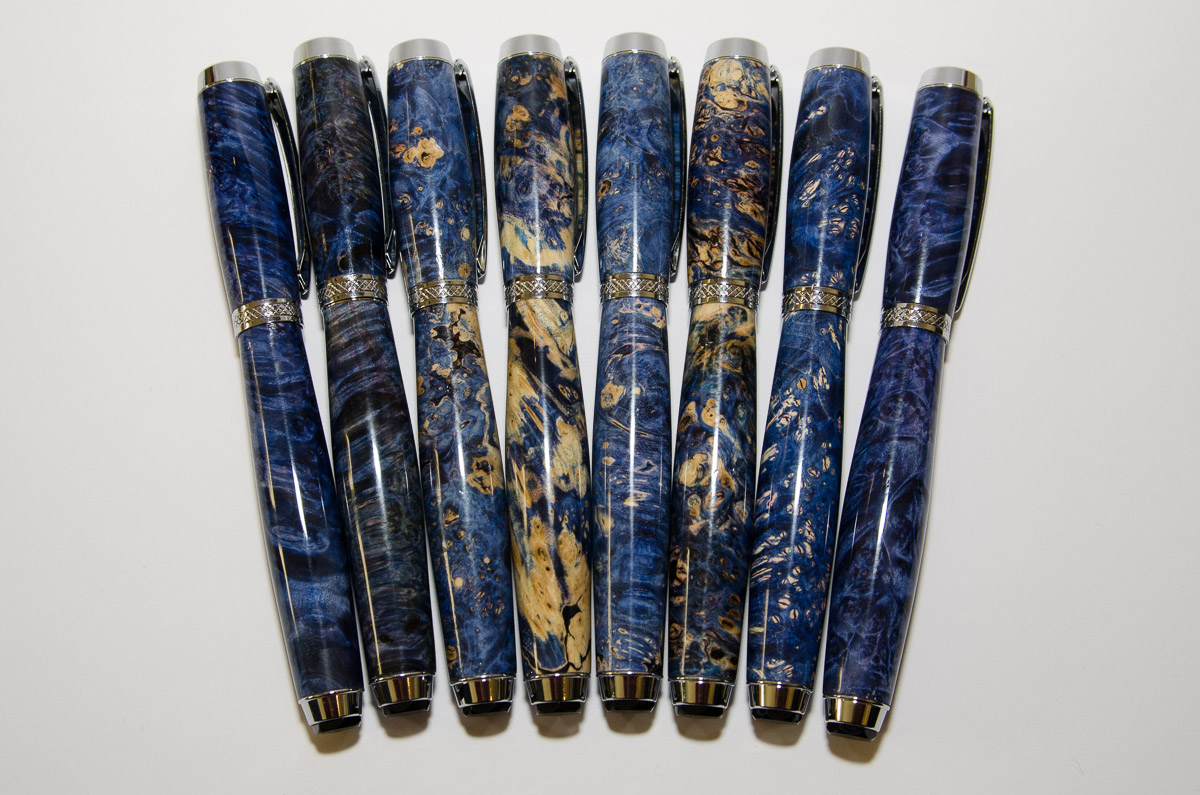 Orion pen with Blue Box Elder