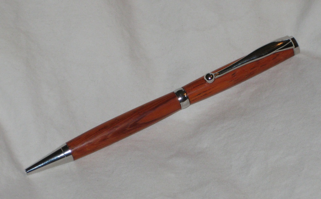 Padauk Platinum CA Finish - Pen 6