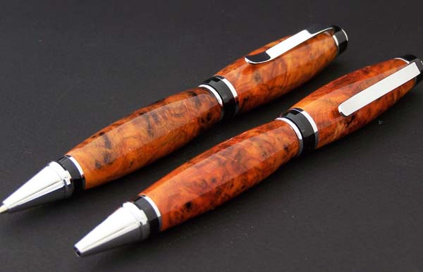 Paela Burl Cigar Set (CA Finish)