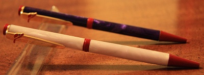 Pair of Red Hat pens for mother-in-law