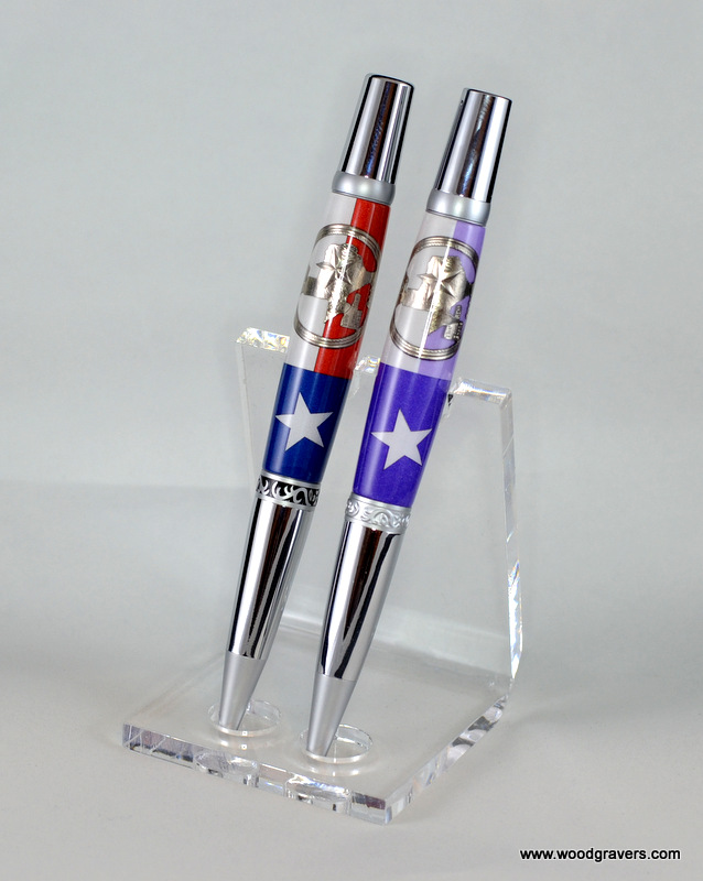 Pair of Texas Coin Pens from Seamus!