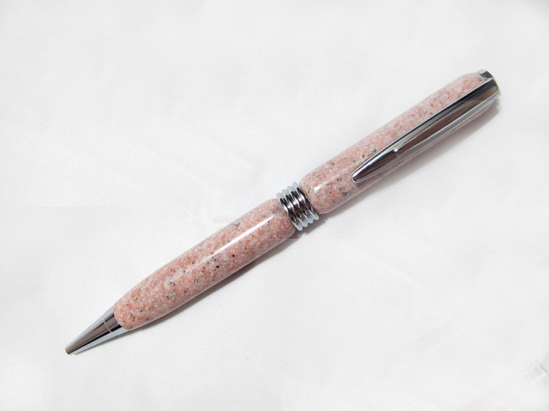 Pen #10 - Trimline in Pink Corian