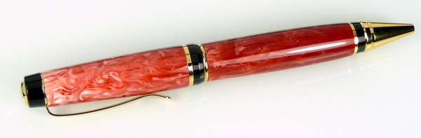 Pen 103 Cigar 10k Gold Brooks803 Vintage Red