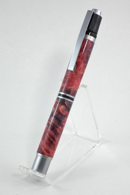 Penlight in Red Box Elder Burl