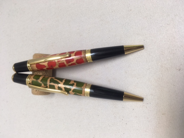 Pierced and Cast Pens
