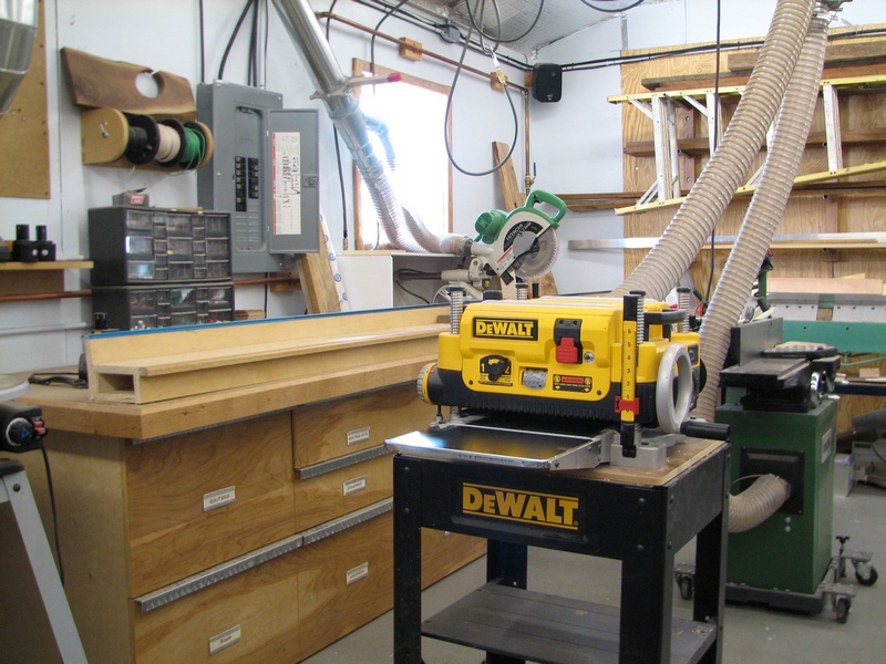 Planer, jointer & miter station