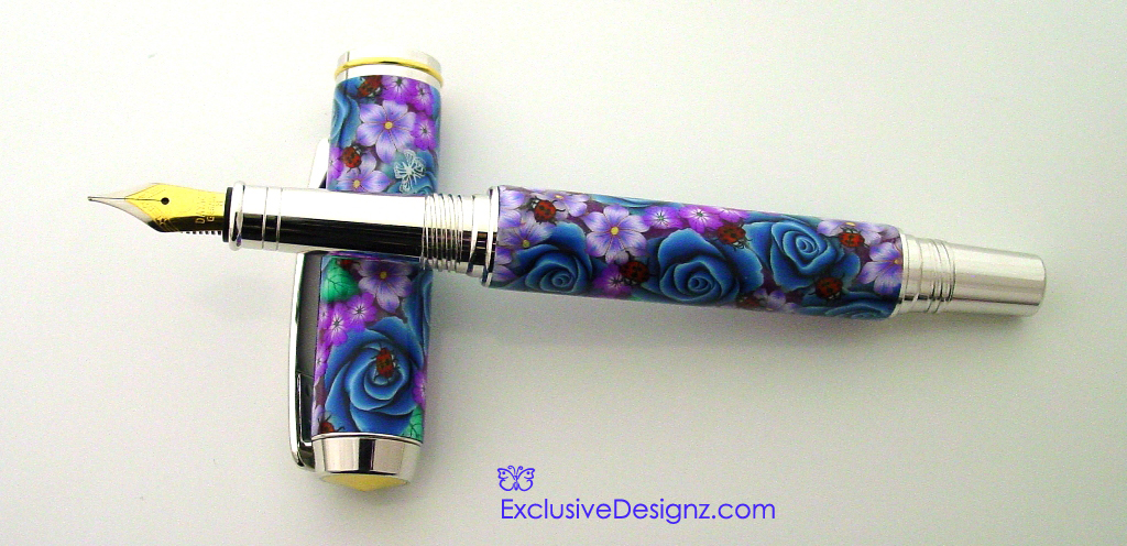 Polymer Clay Pen ~ Lady Bug March