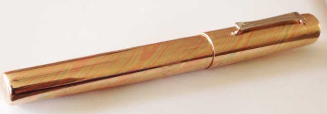 Pre-Patinated Mokume Gane pen