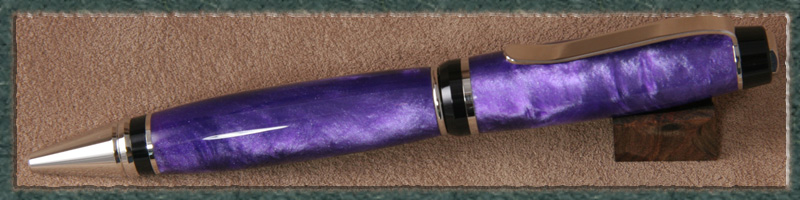 Purple Acrylester on a Platinum Cigar