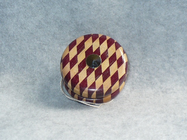 Purple heart and maple yoyo