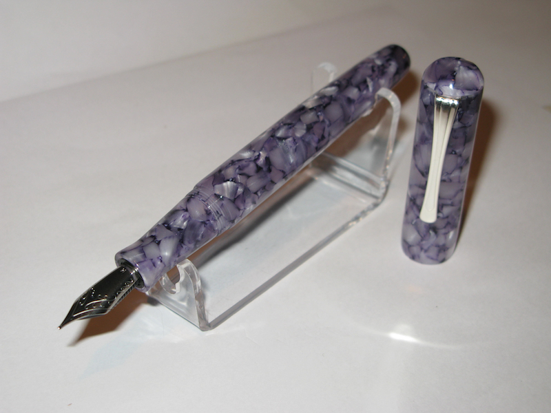 Purple Pebble - Pen No 6-uncapped