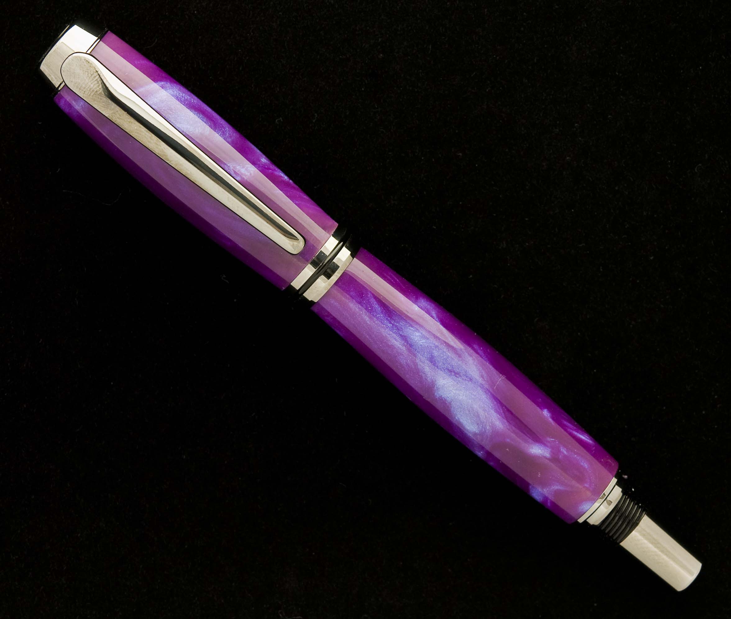 Purple Quartz Navigator Rollerball