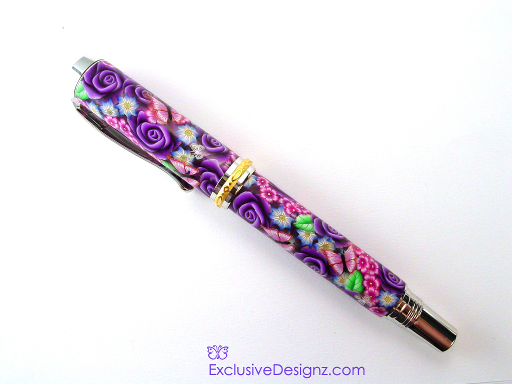 Purple Rose Pen