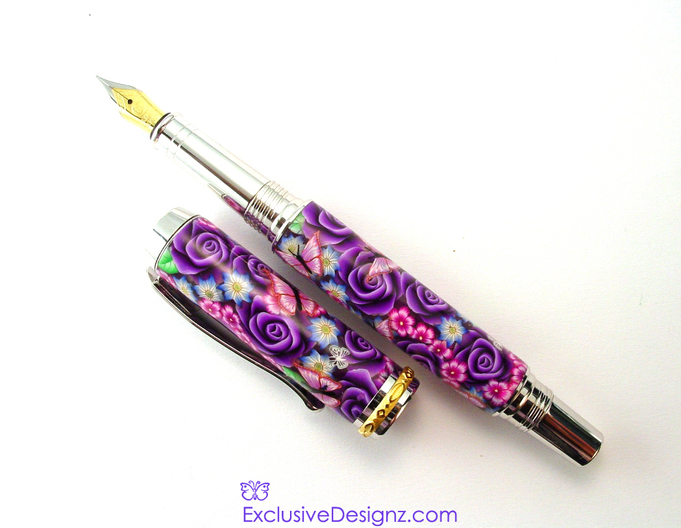 Purple Rose Pen