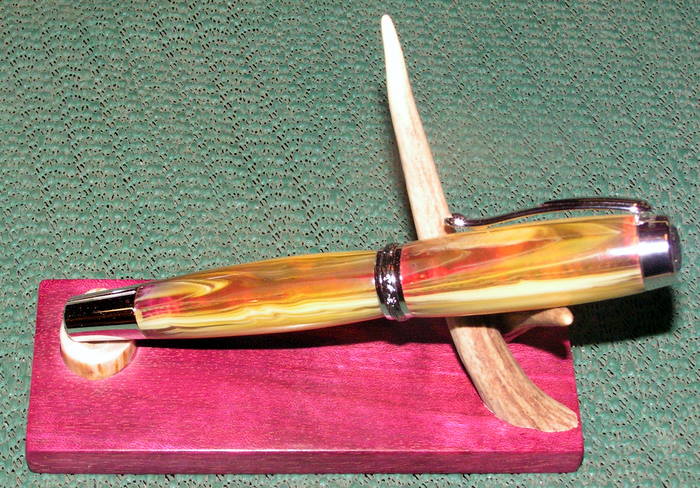 Purpleheart and Antler stand