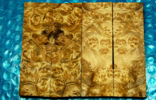 Quilted Camphor Knife Scales