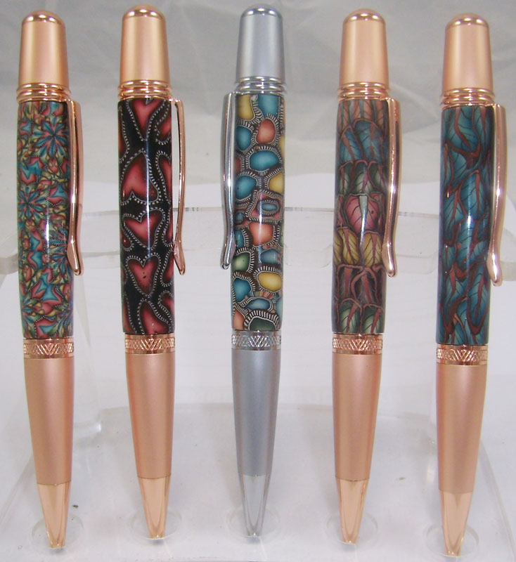 Raw PC cane pens