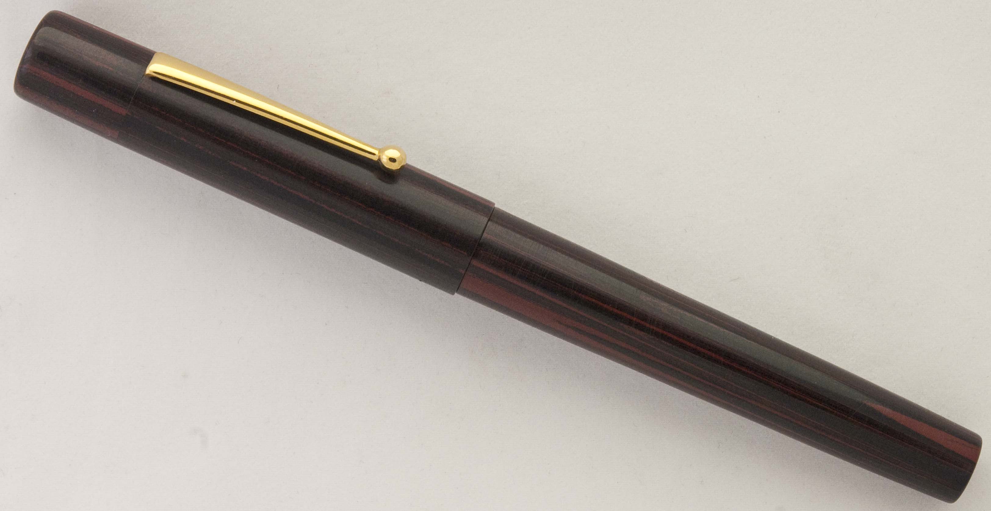 Red/Black Ebonite Fountain Pen