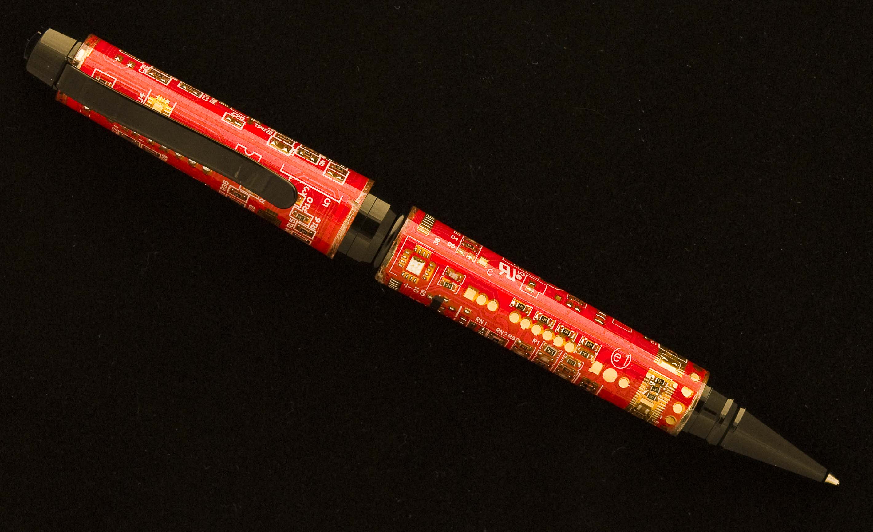 Red Circuit Board Cigar