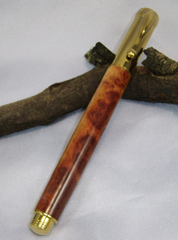 Red Coolabah Burl Dayacom Rollerball