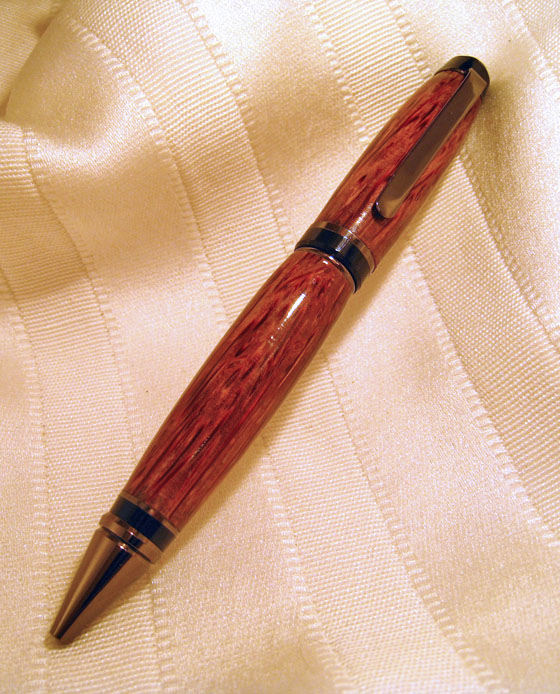 Red Palm on Cigar Pen