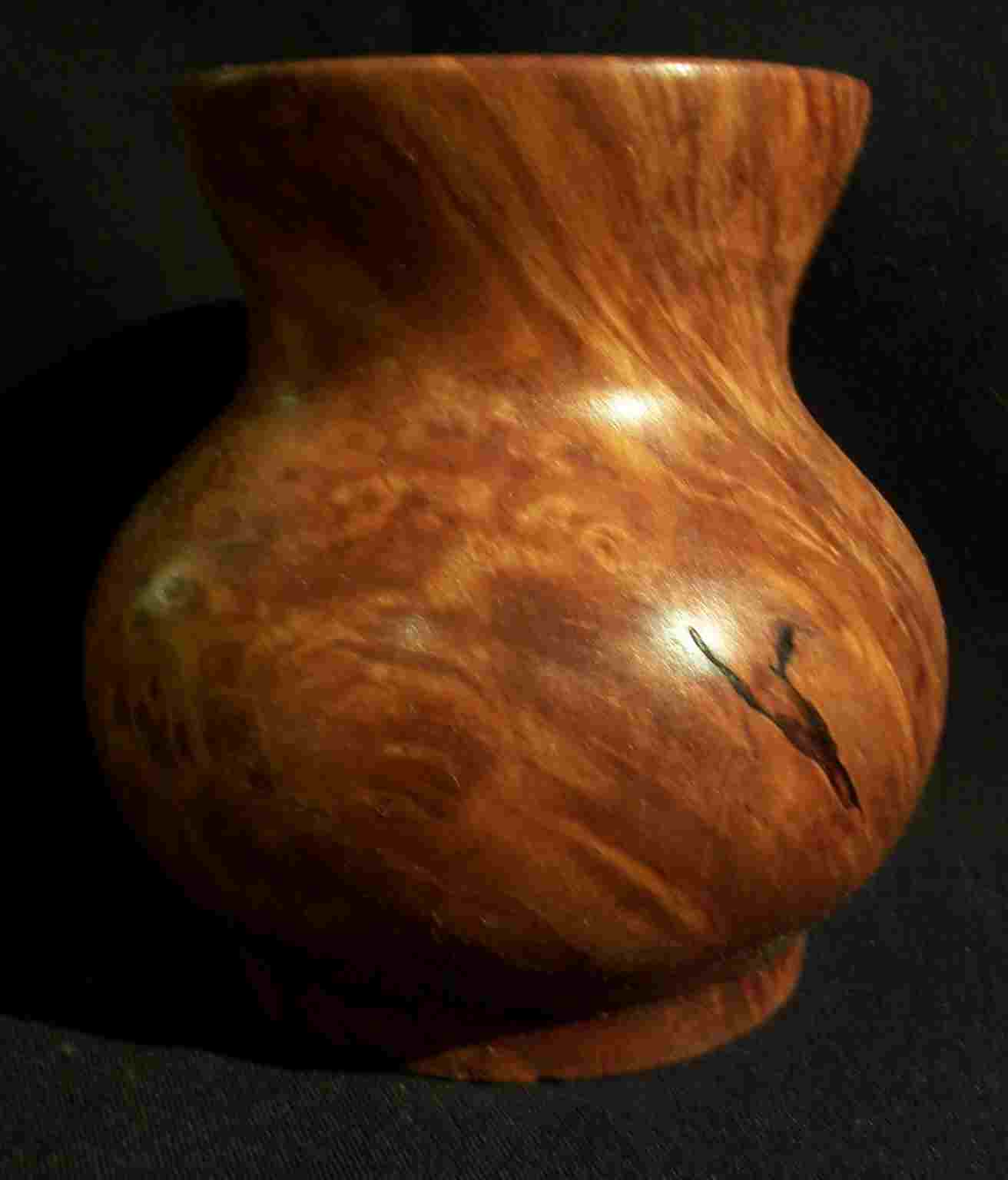 redwood burl vase