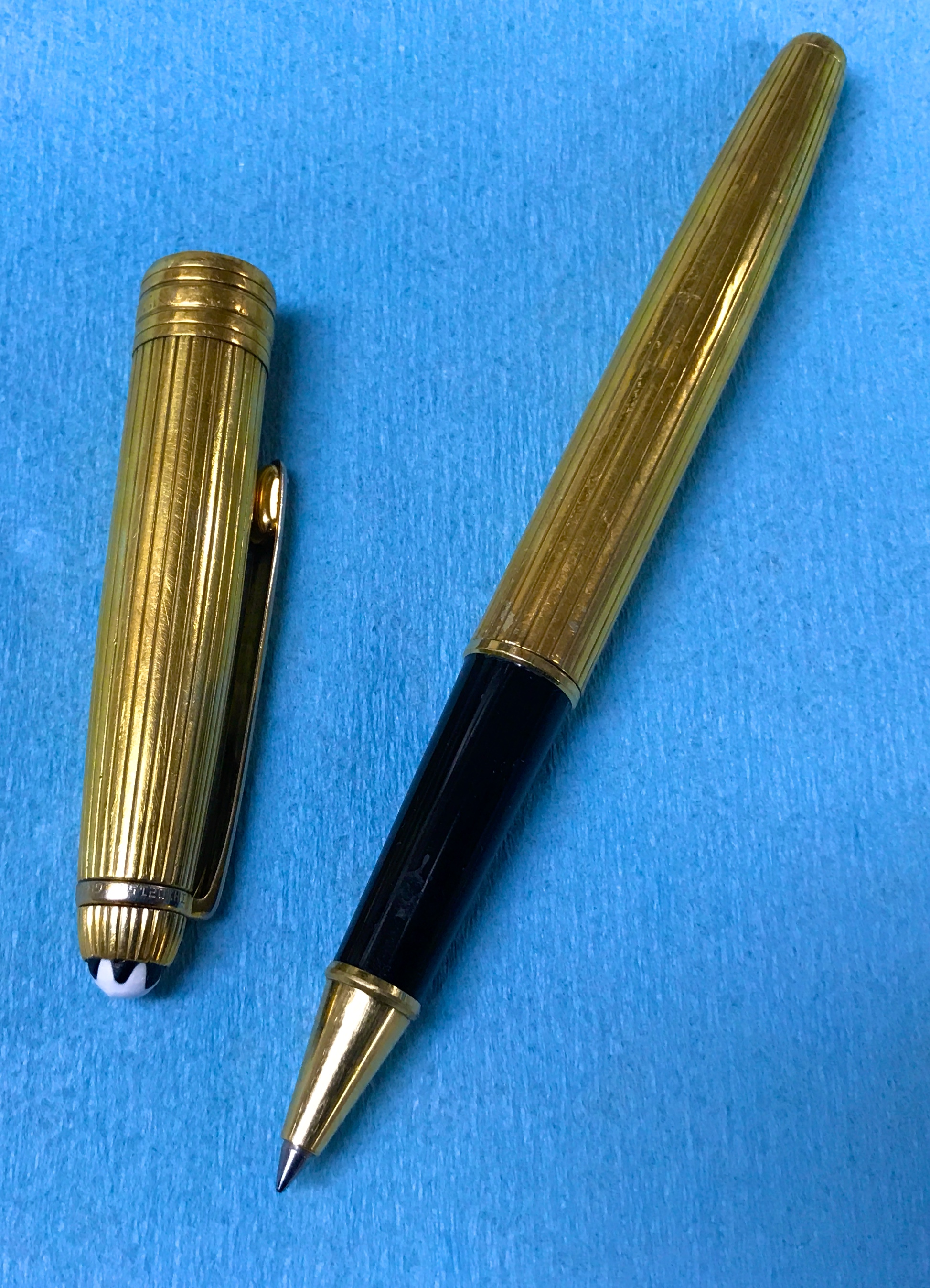 Refurbishing a Mont Blanc Gold Vermeil Meisterstuck Rollerball.