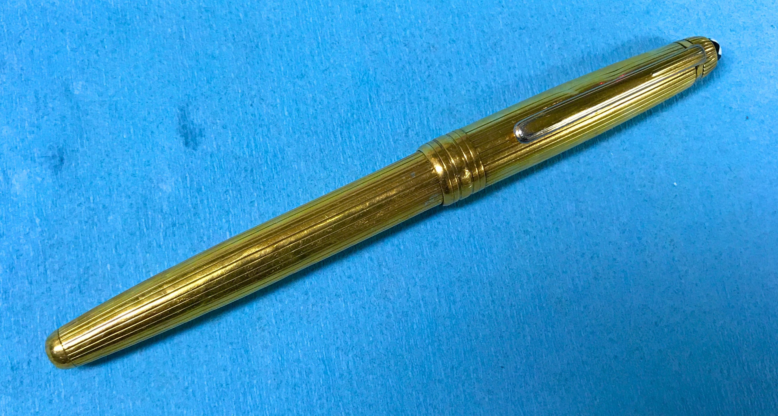 Refurbishing a Mont Blanc Gold Vermeil Meisterstuck Rollerball.