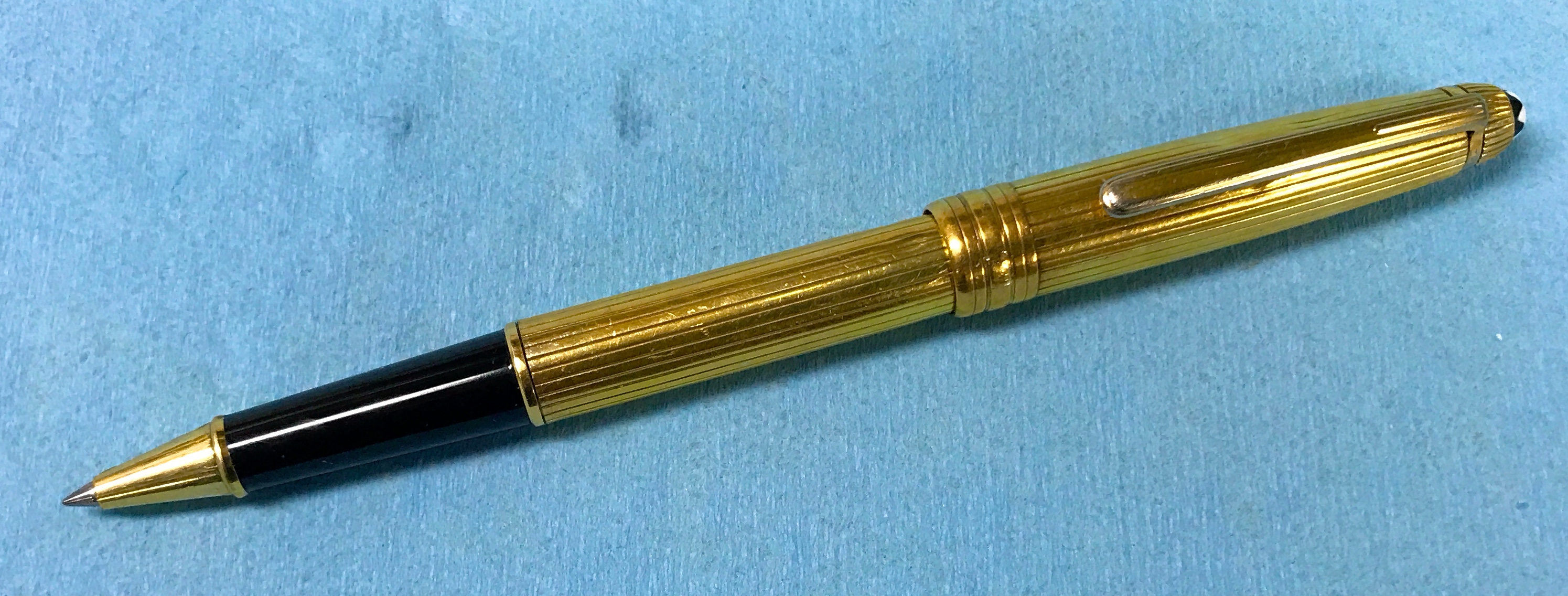 Refurbishing a Mont Blanc Gold Vermeil Meisterstuck Rollerball.