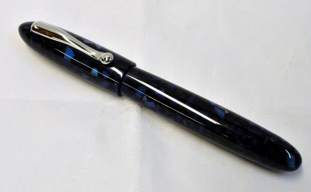 Rich Blue Pearl Custom Fountain Pen