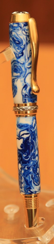 Ron's Blue Swirl Pen 1