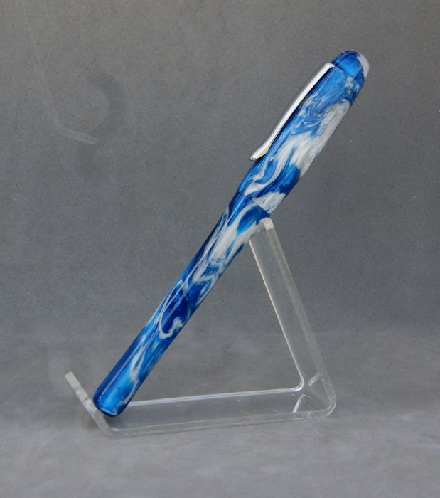 Royal blue and silver custom