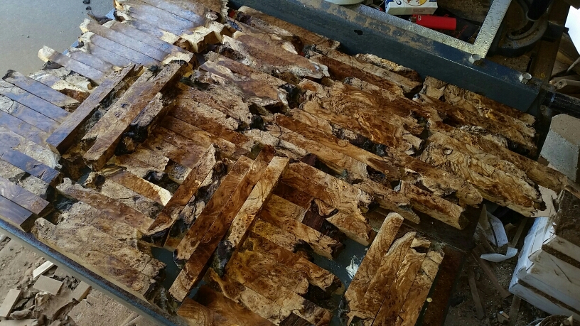 Russian olive burl pen blanks
