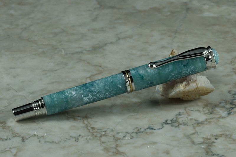 Seafoam velvet Retro capped