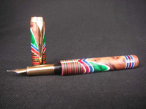 Second segmented pen made