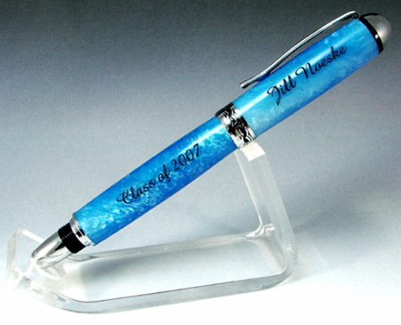 Sedona Chrome Pretty Blue Grad Pen