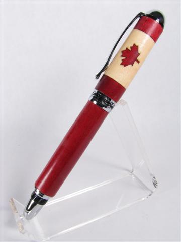 Sedona Rollerball Canadian Flag pen