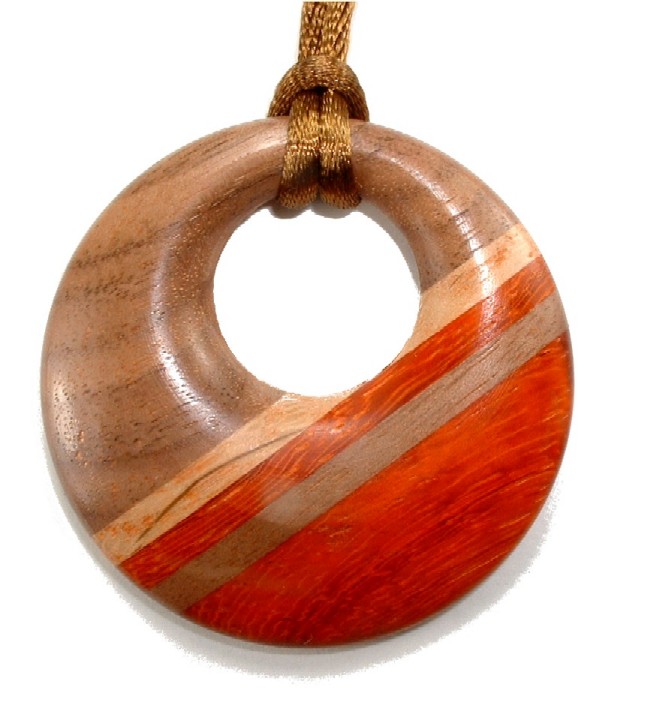 Segmented Wood Pendant