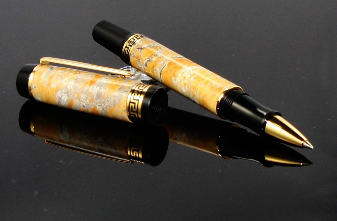 Share my exotic natural marble pen