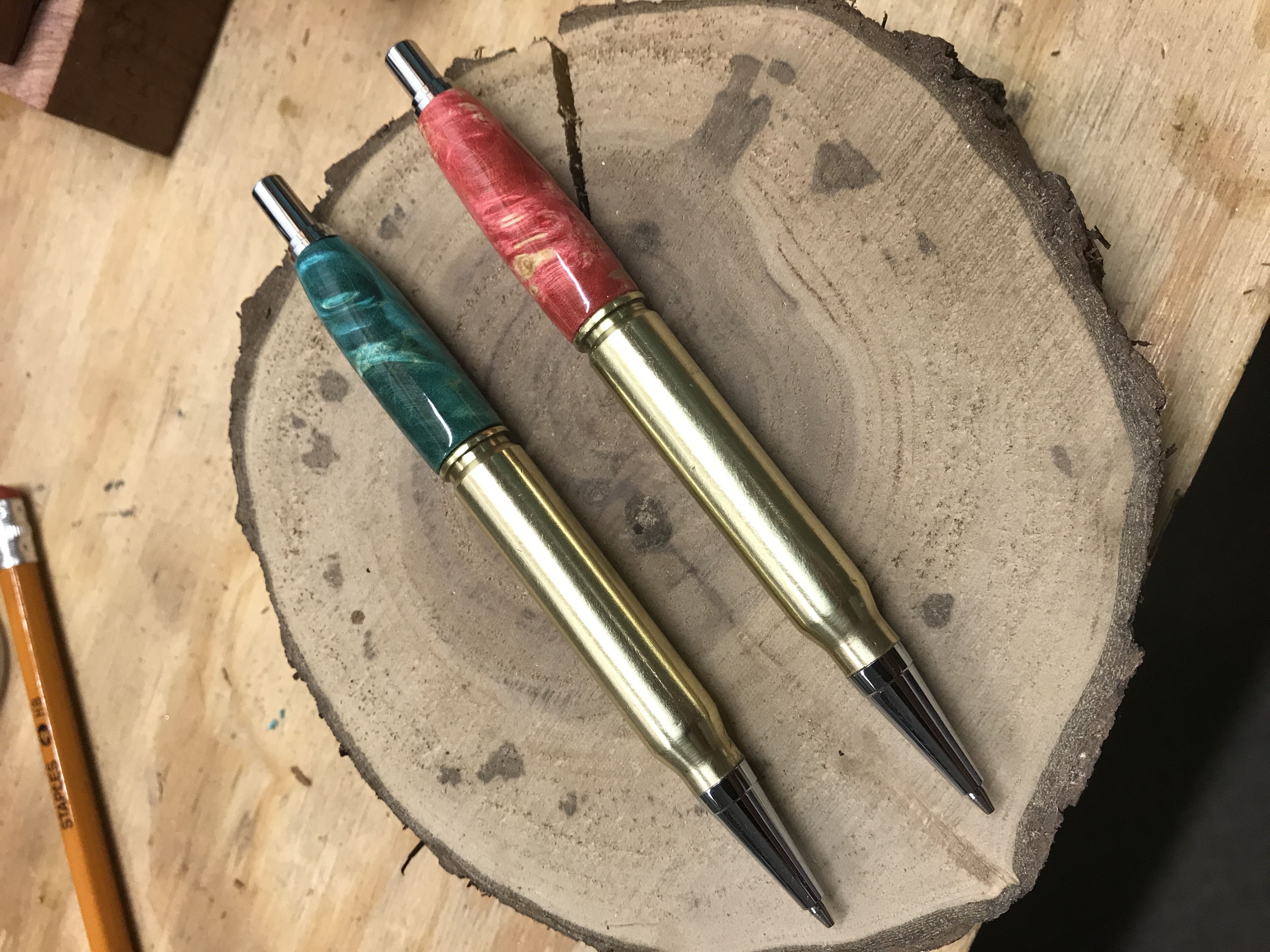 Shell Casing Pencils