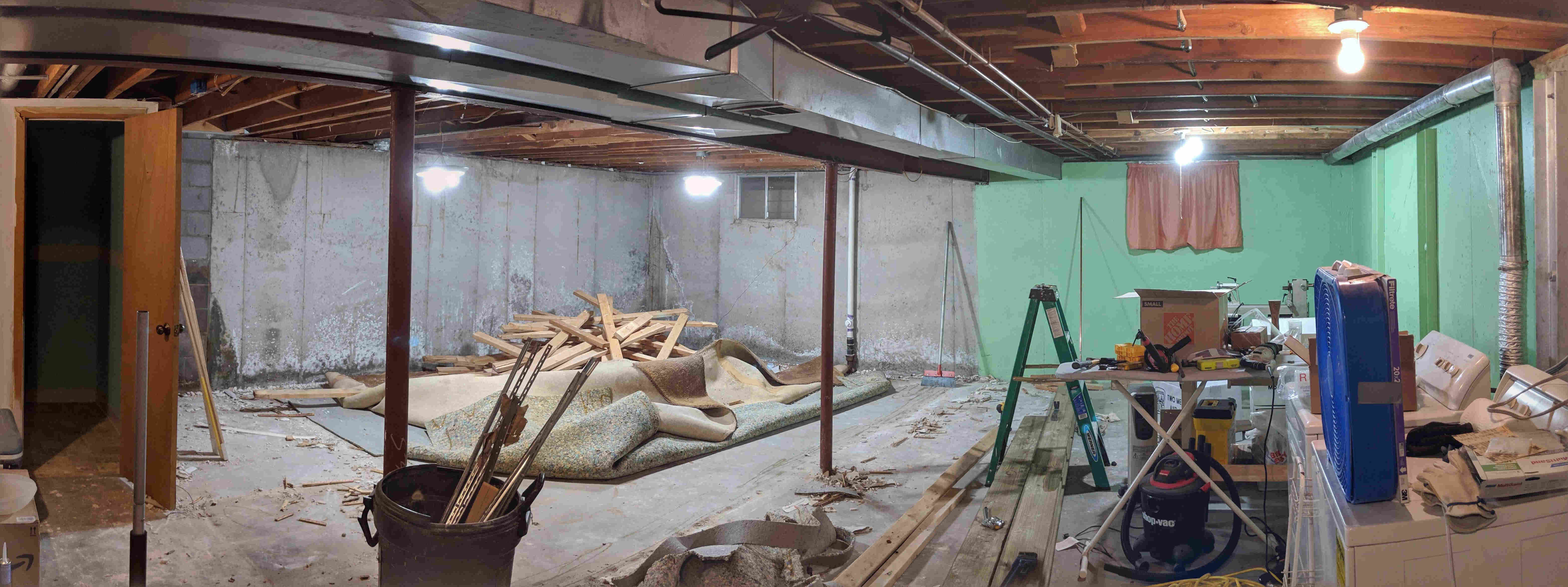 Shop under construction - panoramic