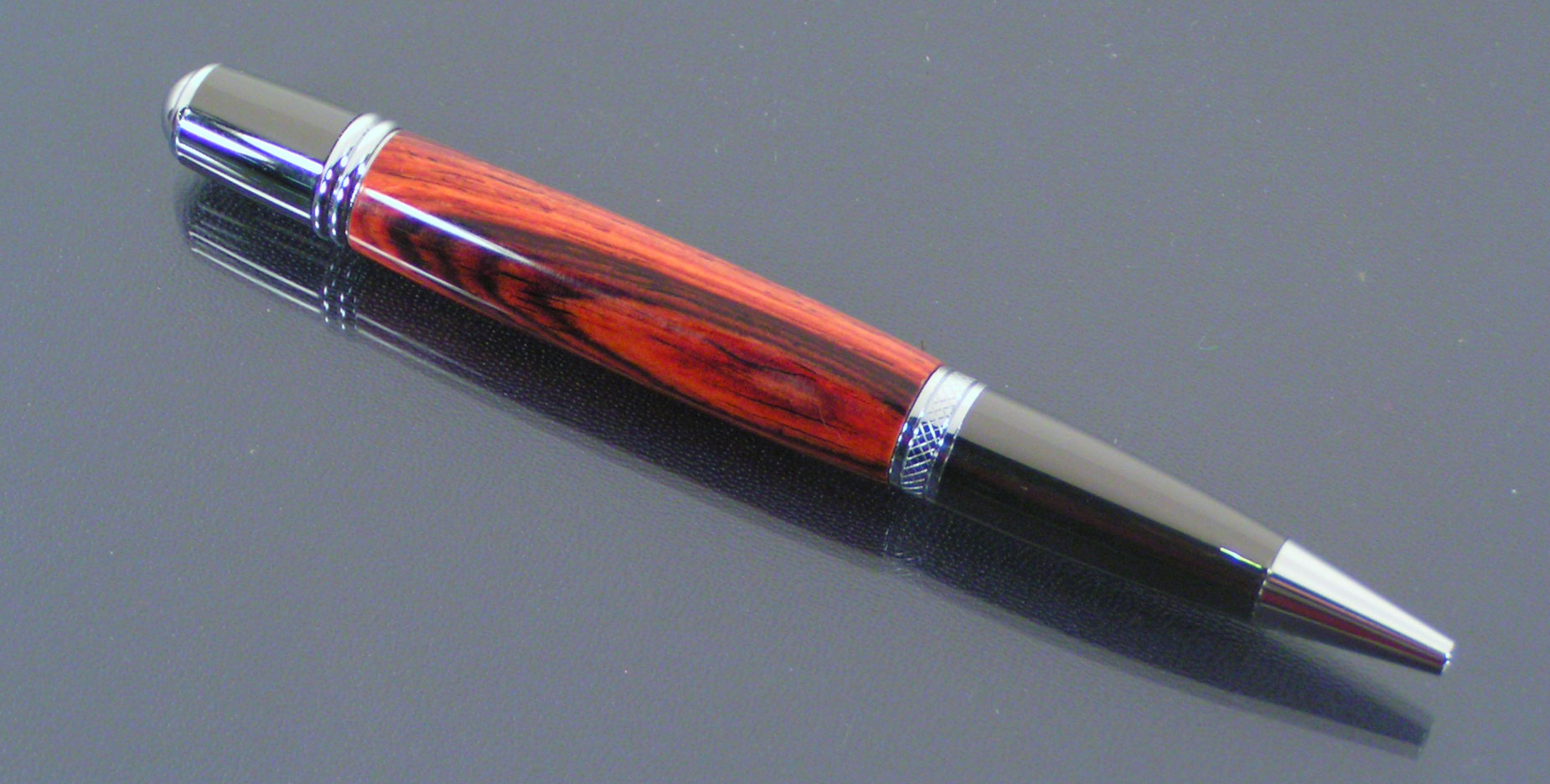 Sierra Black/chrome in Cocobolo