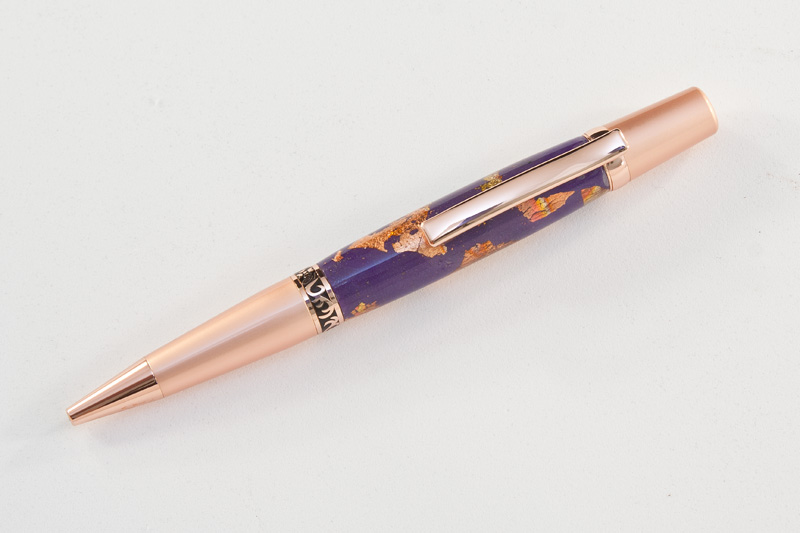 Sierra in purple and Copper