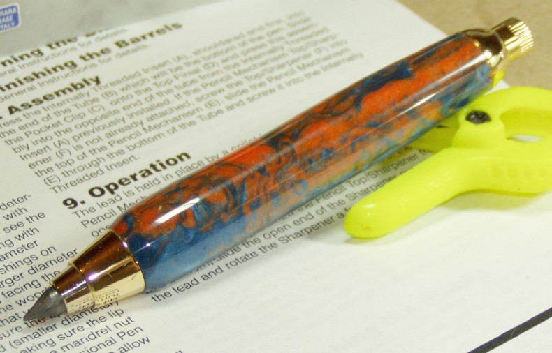 Sketch Pencil in a Gator blank