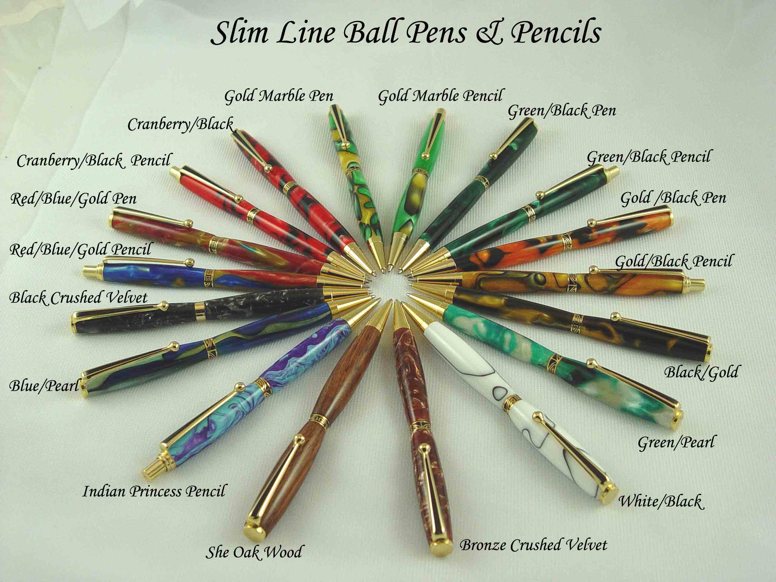 Slim Line Ball Pens