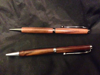Slim line Pens with Rosewood