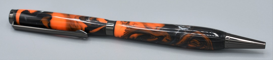 Slimline in orange, black, and silver resin S2C.jpg